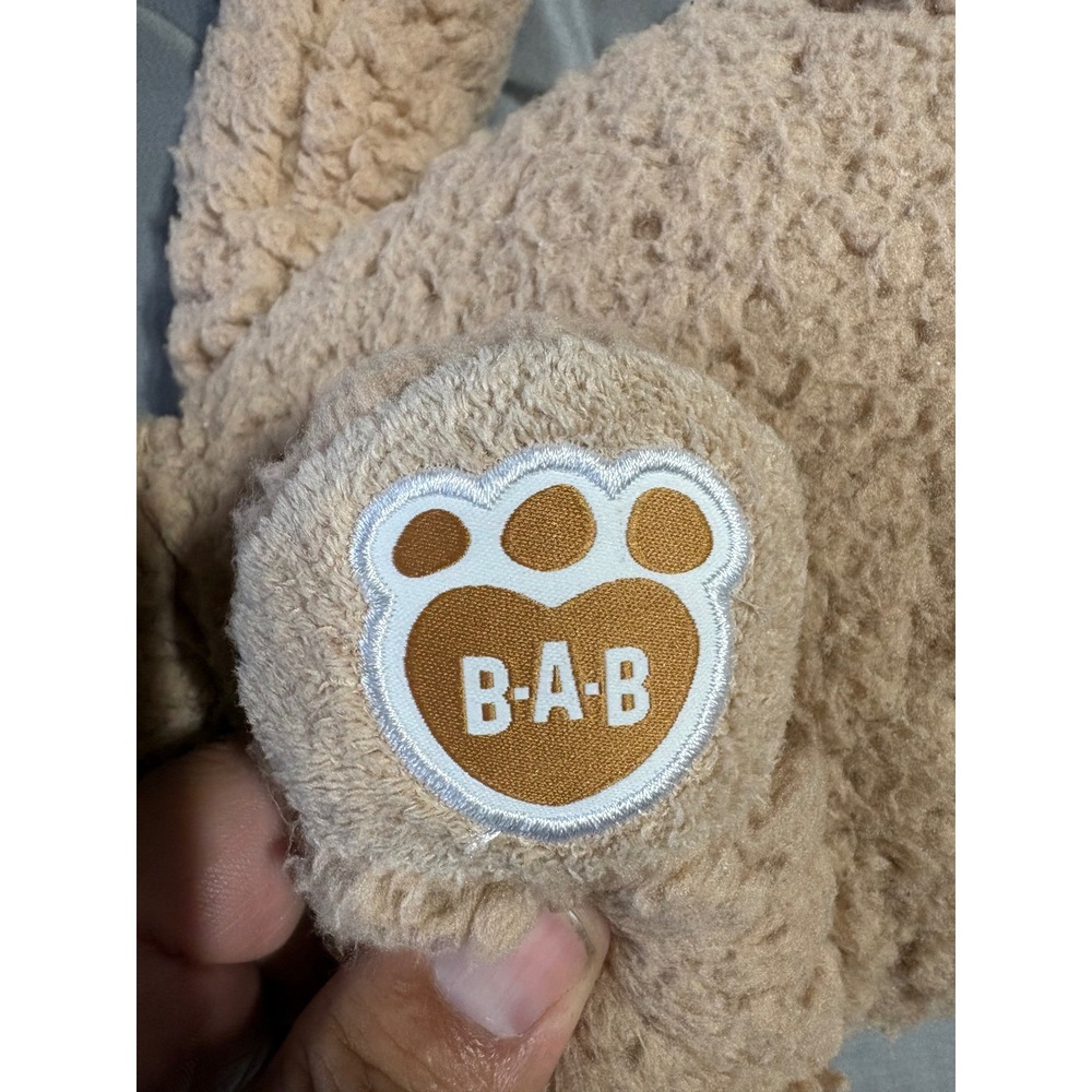 Build-A-Bear Workshop Timeless Teddy Plush Tan Sherpa Fur Stuffed Animal B-A-B - Picture 4 of 4